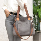 Women Canvas Shoulder Bag Shopping Bags Students Book Bag Handbags Tote