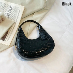Women's Crocodile Pattern Underarm Bag