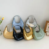 Women's Crocodile Pattern Underarm Bag