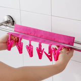 Foldable Cloth Hanger Clips 6 Clip Travel Accessories