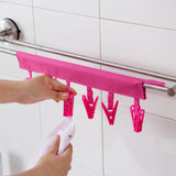 Foldable Cloth Hanger Clips 6 Clip Travel Accessories