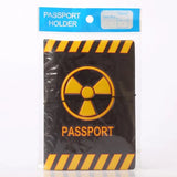 Danger Sign Passport Cover PVC Wallet Bag