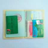 Danger Sign Passport Cover PVC Wallet Bag