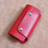 1Pcs PU Leather Purse Keychain Wallet Unisex Soft Keychain Pouch Accessory Gift