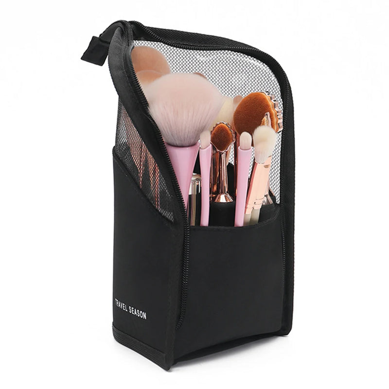 Makeup Storage Box Zipper Cosmetics Bag Waterproof Organizer