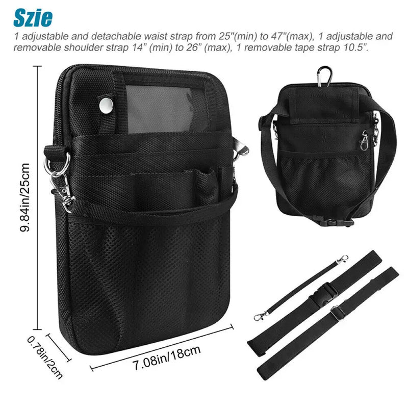 Nurse Storage Waist Bag Organizer Pouch for Healthcare Professionals
