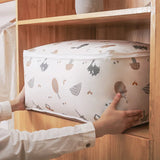 PEVA Transparent Quilt Storage Bag Home Organizer