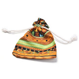 Exotic Christmas Wedding Gift Bag Jewelry Pouch 10x14cm
