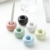 Ceramic Toothbrush & Toothpaste Holder Bathroom Organizer