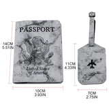 PU Leather Passport Holder Wallet Couples Honeymoon Traveling Case