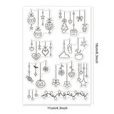 Silicone Clear Stamp Party Ornaments Clear Stamps Christmas Birthday Theme