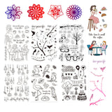Silicone Clear Stamp Party Ornaments Clear Stamps Christmas Birthday Theme