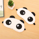 Cartoon Panda Sleeping Face Eye Mask Blindfold Eyeshade Travel Aid