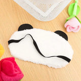 Cartoon Panda Sleeping Face Eye Mask Blindfold Eyeshade Travel Aid