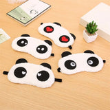 Cartoon Panda Sleeping Face Eye Mask Blindfold Eyeshade Travel Aid