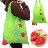 Strawberry Foldable Shopping Bag Reusable Eco Tote Bag