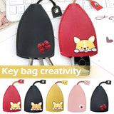 Cartoon Key Protector Car Key Holder Universal Key Bag Cover PU Leather
