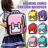 Comic Cartoon Backpack Shoulder Bag for Kids