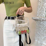 Transparent Backpack PVC Kids Girls School Bag Student Bookbag
