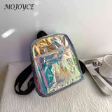 Transparent Backpack PVC Kids Girls School Bag Student Bookbag
