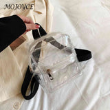 Transparent Backpack PVC Kids Girls School Bag Student Bookbag