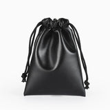 High PU Leather Headphone Drawstring Bag Soft Pouch