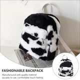 Plush Mini Backpack Travel Bag Women Girls