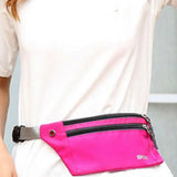 Waterproof Sports Chest Shoulder Bag Running Zip Bag