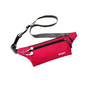 Waterproof Sports Chest Shoulder Bag Running Zip Bag