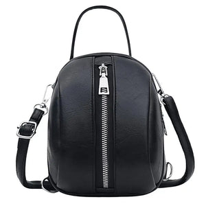 Vintage Soft Leather Backpack Shoulder Bag Travel Bag for Women
