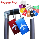 Aluminum Luggage Tag Airplane Travel Name Address Label