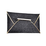 Ladies Evening Party Sequins Envelope Bag Purse Clutch Handbag