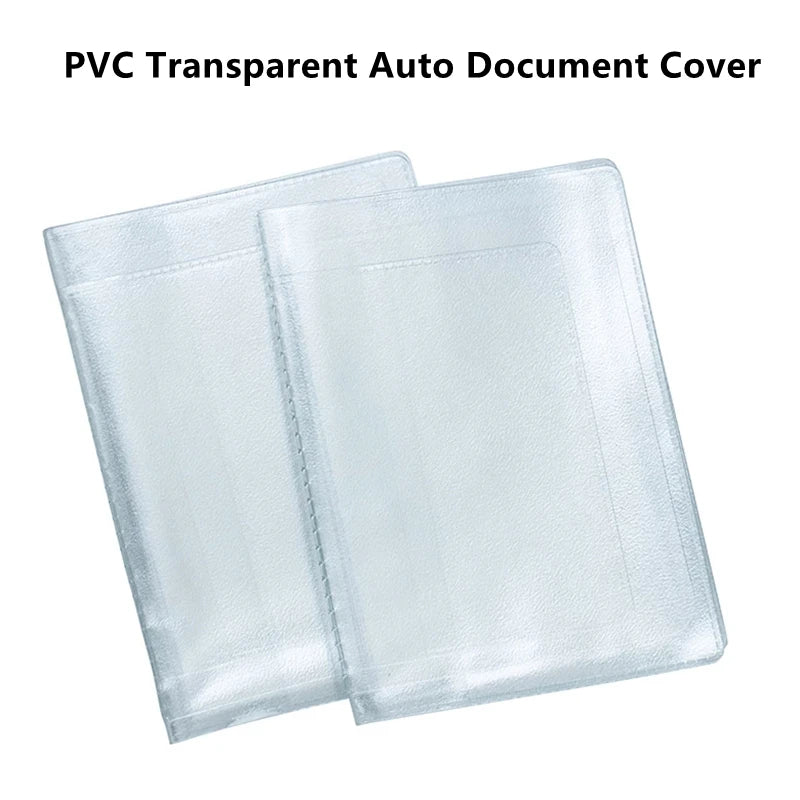 1pcs PVC Auto Document Cover Car Transparent Film Driving Protective Film