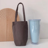 Portable Water Bottle Bag Coffee Bottle Holder Shoulder Bag