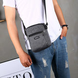 Waterproof Men's Messenger Bag Cross Body Shoulder Bag Short Trip Travel
