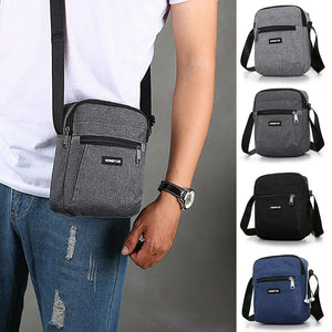 Waterproof Men's Messenger Bag Cross Body Shoulder Bag Short Trip Travel