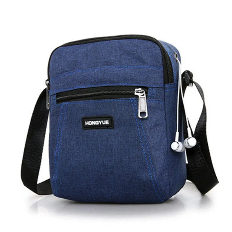 Waterproof Men's Messenger Bag Cross Body Shoulder Bag Short Trip Travel