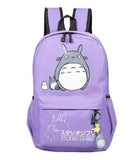 Preppy Woman Casual Nylon Totoro Bagpack Double Shoulder School Bag