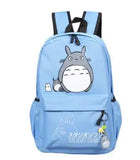 Preppy Woman Casual Nylon Totoro Bagpack Double Shoulder School Bag