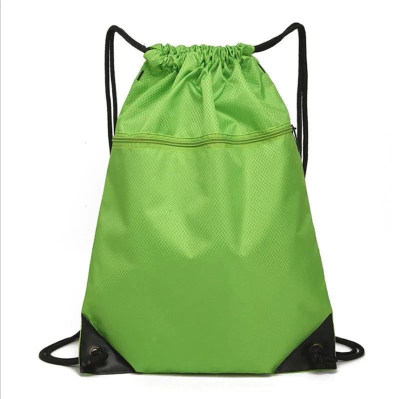 Large Drawstring Gym Bag Waterproof for Men Women Travel Hiking