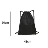 Large Drawstring Gym Bag Waterproof for Men Women Travel Hiking