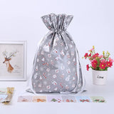 Large Christmas Sacks Drawstring Gift Bags x1