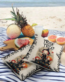 Halloween Pumpkin Branch Waterproof Throw Pillow Covers