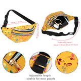 Holographic Waist Pack Bags Glitter Fanny Pack Waterproof Belt Bag