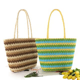 Straw Woven One-shoulder Bag Leisure Female Beach Bag