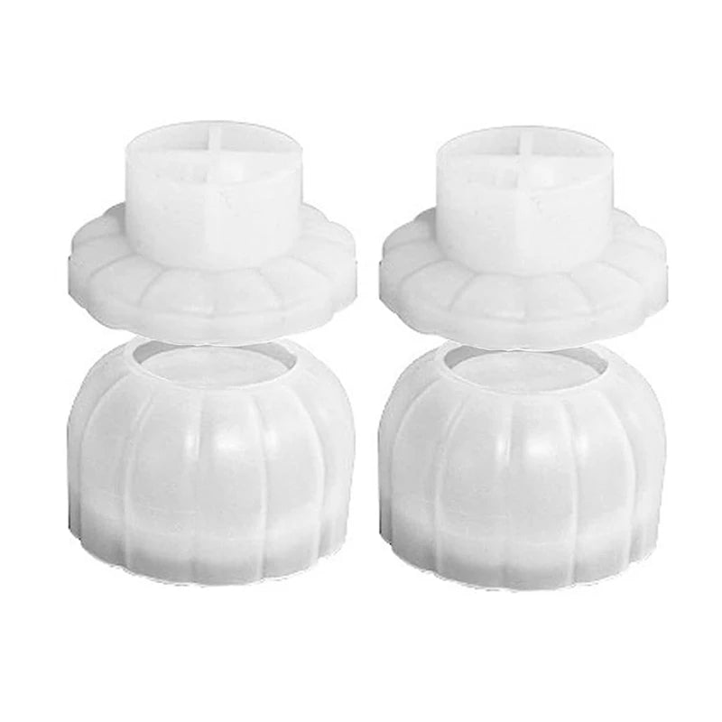 2PCS Halloween Resin Jar Mold With Lid, Candy Storage, Trinket Jewelry Holder