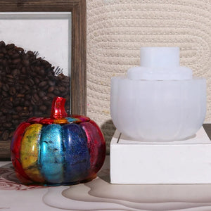 2PCS Halloween Resin Jar Mold With Lid, Candy Storage, Trinket Jewelry Holder