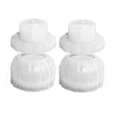 2PCS Halloween Resin Jar Mold With Lid, Candy Storage, Trinket Jewelry Holder