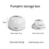 2PCS Halloween Resin Jar Mold With Lid, Candy Storage, Trinket Jewelry Holder