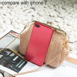 2 Pcs Small Crossbody Boho Bags For Women Evening Clutch Bags